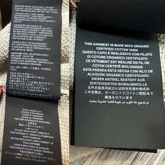 Heron Preston NWT RARE Global Collage Grey Cotton Graphic Hoodie Medium Unisex - Picture 14 of 16